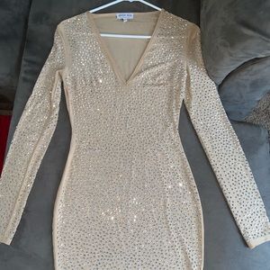 Fashion Nova rhinestone studded dress